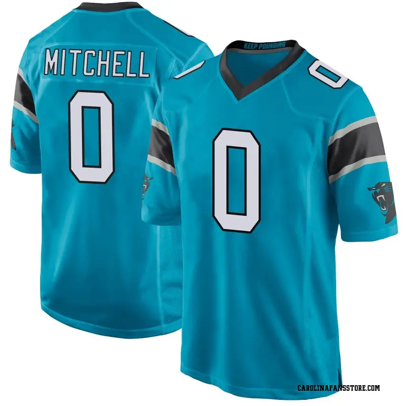 Men's Blue Game James Mitchell Carolina Alternate Jersey