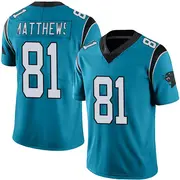 Men's Blue Limited Jordan Matthews Carolina Alternate Vapor Untouchable Jersey
