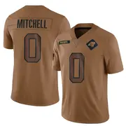 Men's Brown Limited James Mitchell Carolina 2023 Salute To Service Jersey