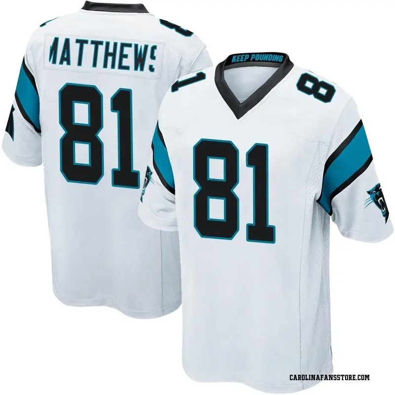 Youth White Game Jordan Matthews Carolina Jersey